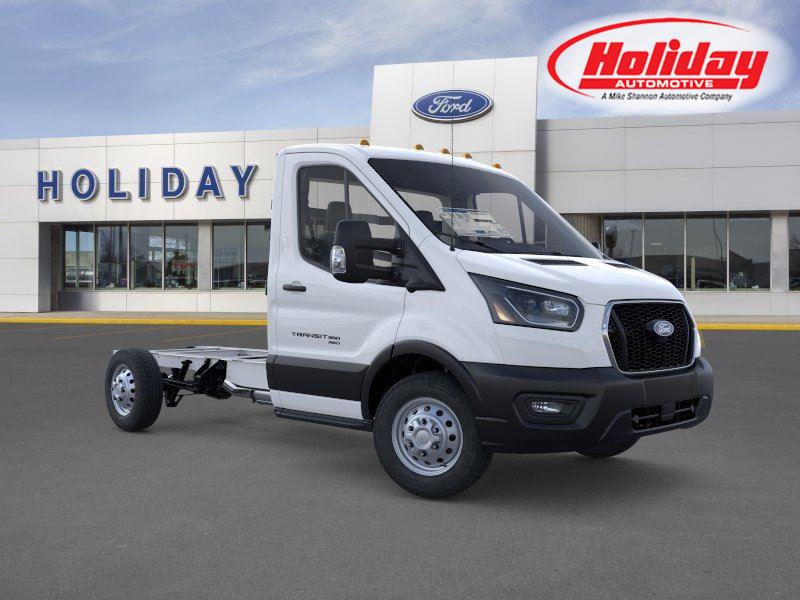 Oxford White 2026 Ford Transit Chassis Van All-Wheel Drive Automatic