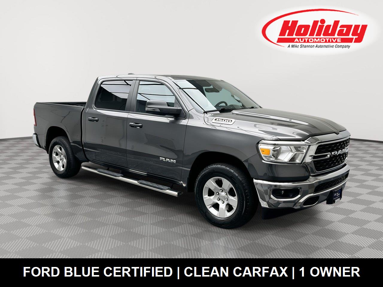 Gray (Granite Crystal Metallic Clearcoat) 2024 RAM 1500 Pickup Truck Four-Wheel Drive 8-Speed Automatic