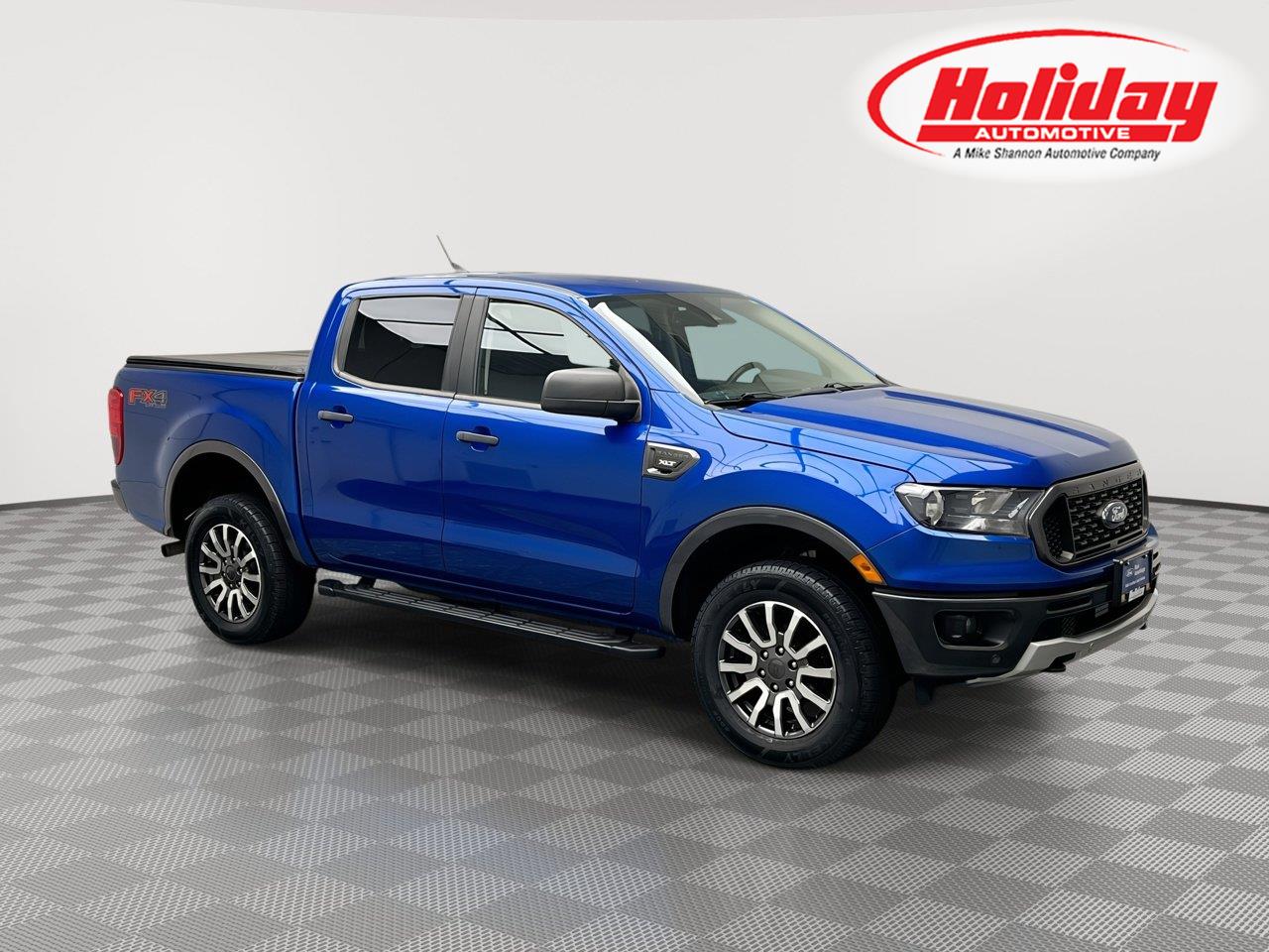 Lightning Blue 2019 Ford Ranger Pickup Truck Four-Wheel Drive Automatic