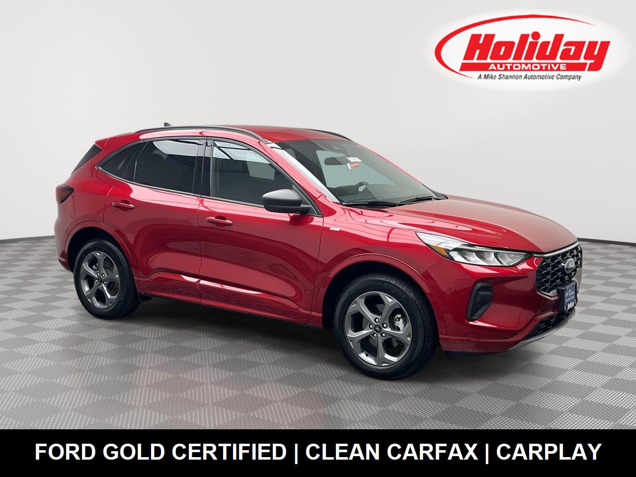 Rapid Red Metallic Tinted Clearcoat 2024 Ford Escape SUV / Crossover All-Wheel Drive 8-Speed Automatic