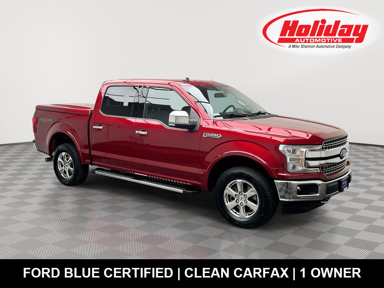 Ruby Red Metallic Tinted Clearcoat 2019 Ford F-150 Pickup Truck Four-Wheel Drive Automatic