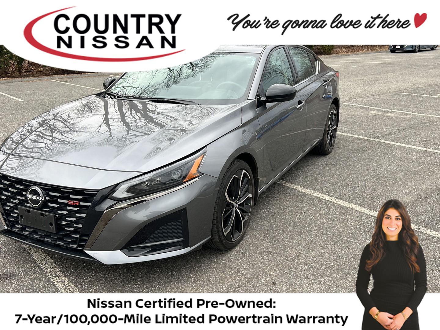 Gray (Gun Metallic) 2024 Nissan Altima 2.5 SR AWD Sedan All-Wheel Drive Continuously Variable Transmission