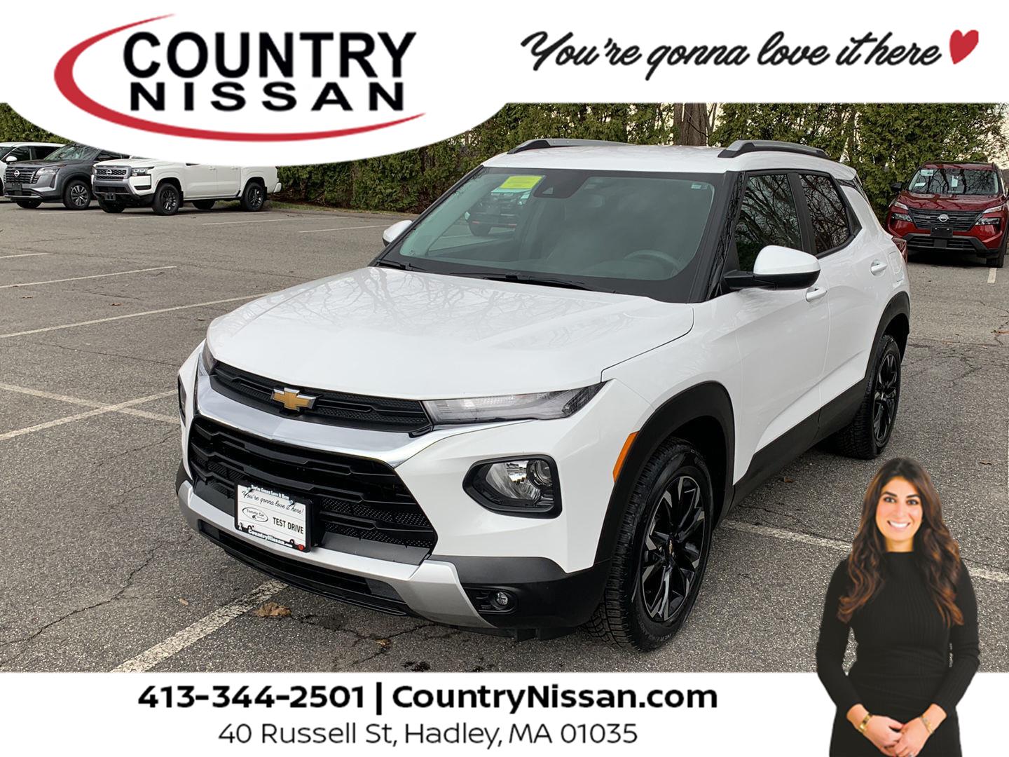 Summit White 2023 Chevrolet Trailblazer LT FWD SUV / Crossover Front-Wheel Drive Continuously Variable Transmission