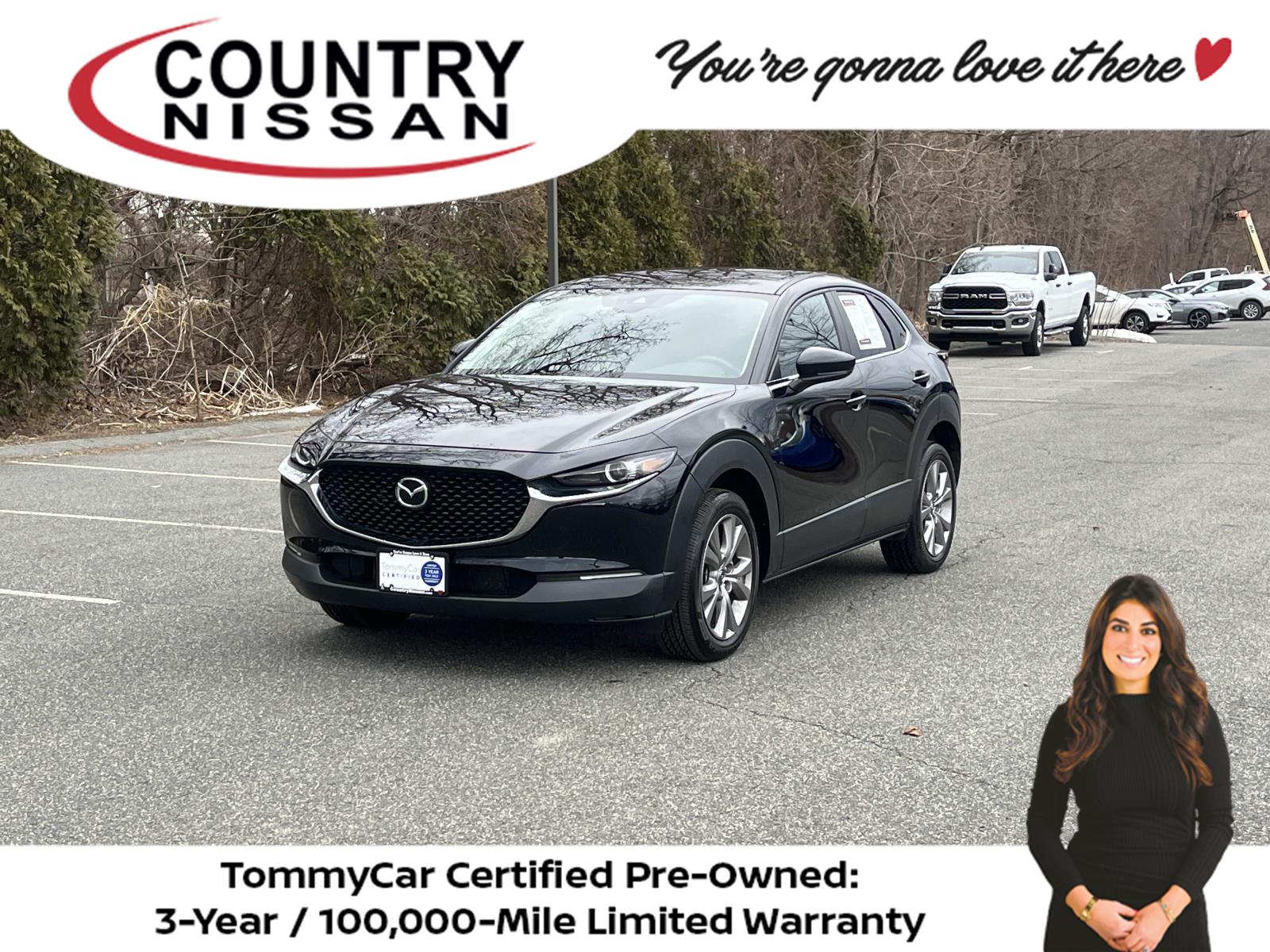 Jet Black Mica 2022 Mazda CX-30 2.5 S Select AWD SUV / Crossover All-Wheel Drive Automatic