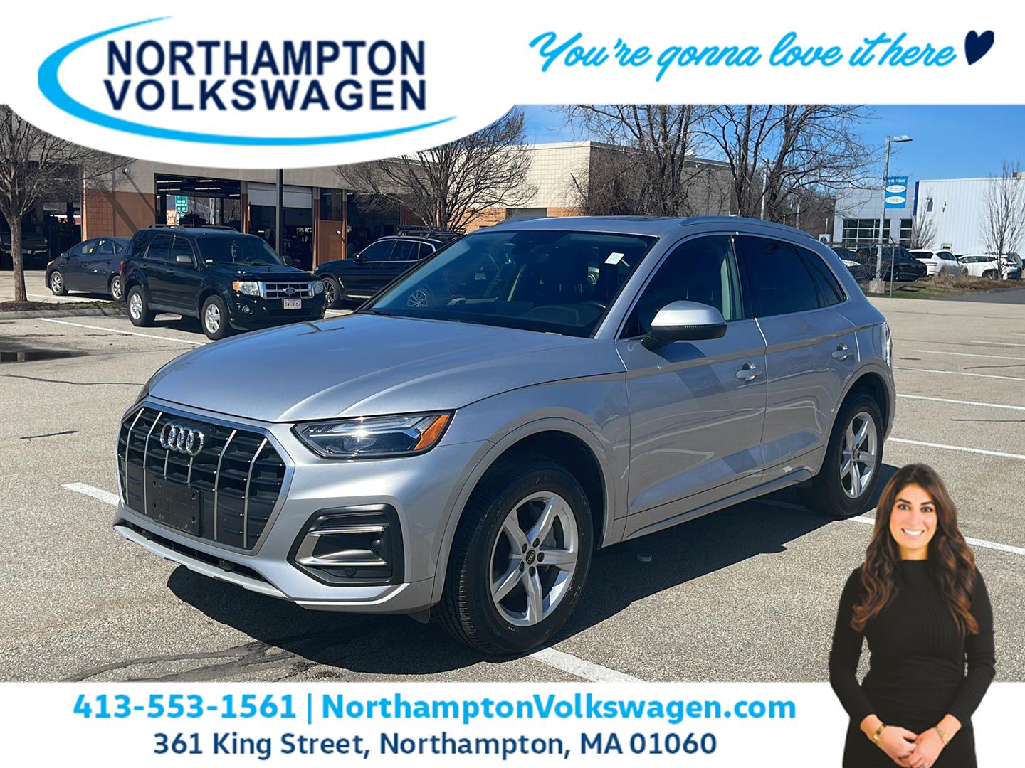 Florett Silver Metallic 2023 Audi Q5 quattro Premium 40 TFSI SUV / Crossover All-Wheel Drive Automatic