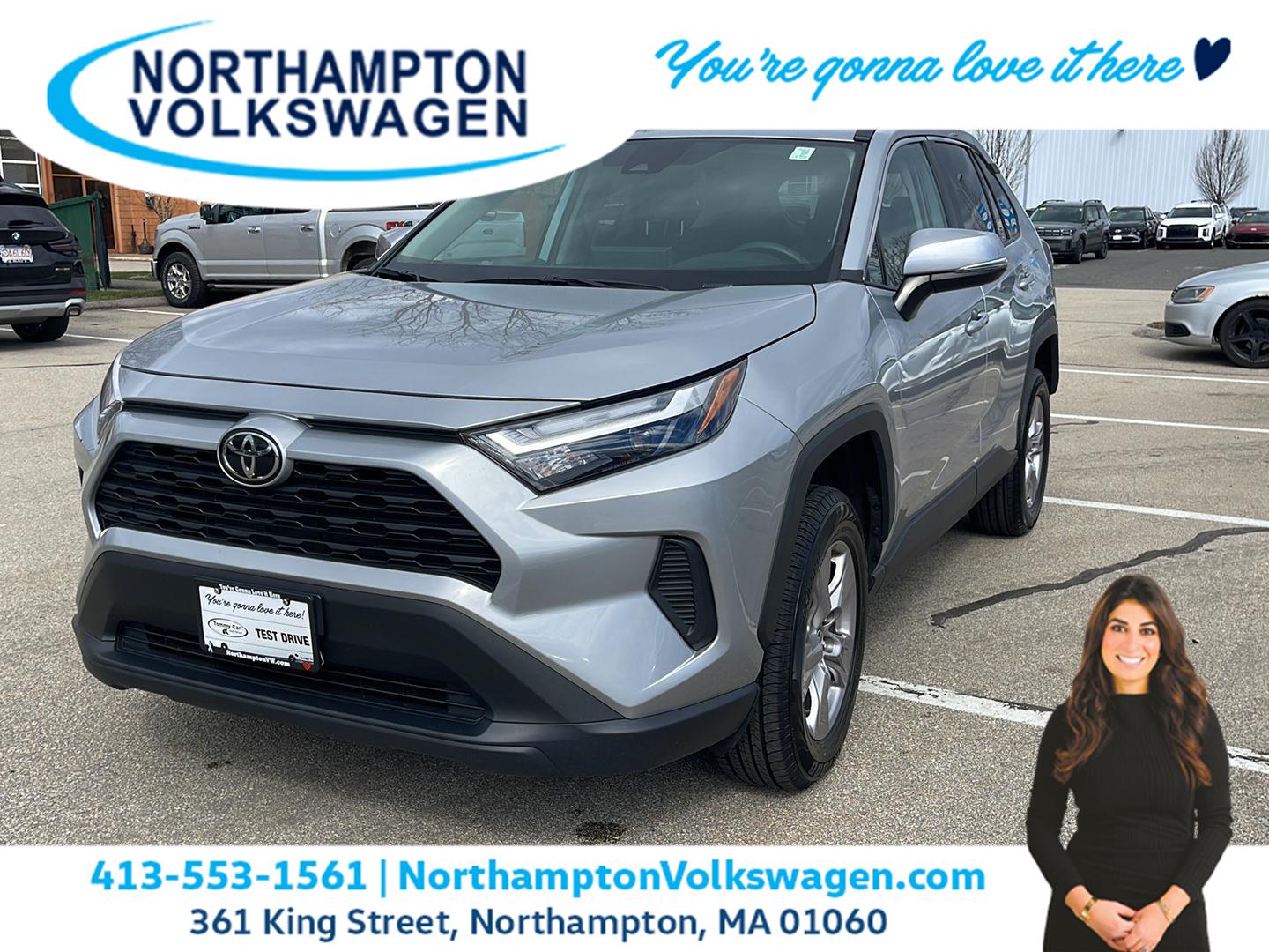 Silver Sky Metallic 2025 Toyota RAV4 XLE AWD SUV / Crossover All-Wheel Drive 8-Speed Automatic