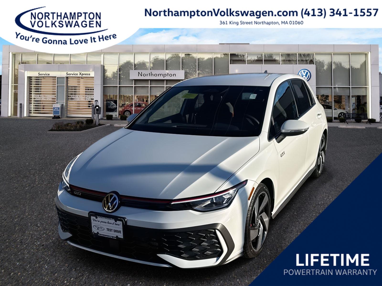 Opal White Pearl 2026 Volkswagen Golf GTI Hatchback Front-Wheel Drive Automatic