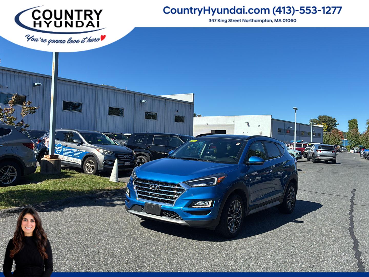 Teal (Aqua Blue) 2019 Hyundai Tucson SUV / Crossover All-Wheel Drive Automatic
