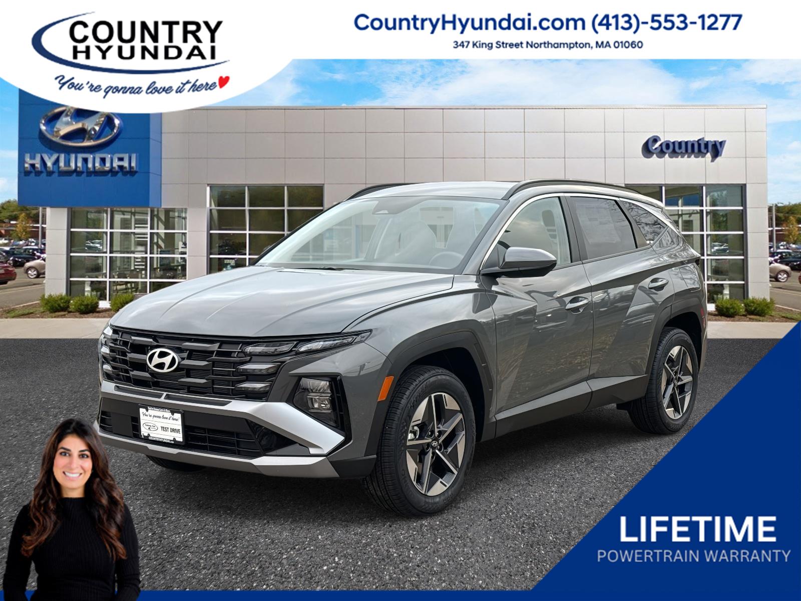 Hampton Gray 2026 Hyundai Tucson SUV / Crossover All-Wheel Drive Automatic