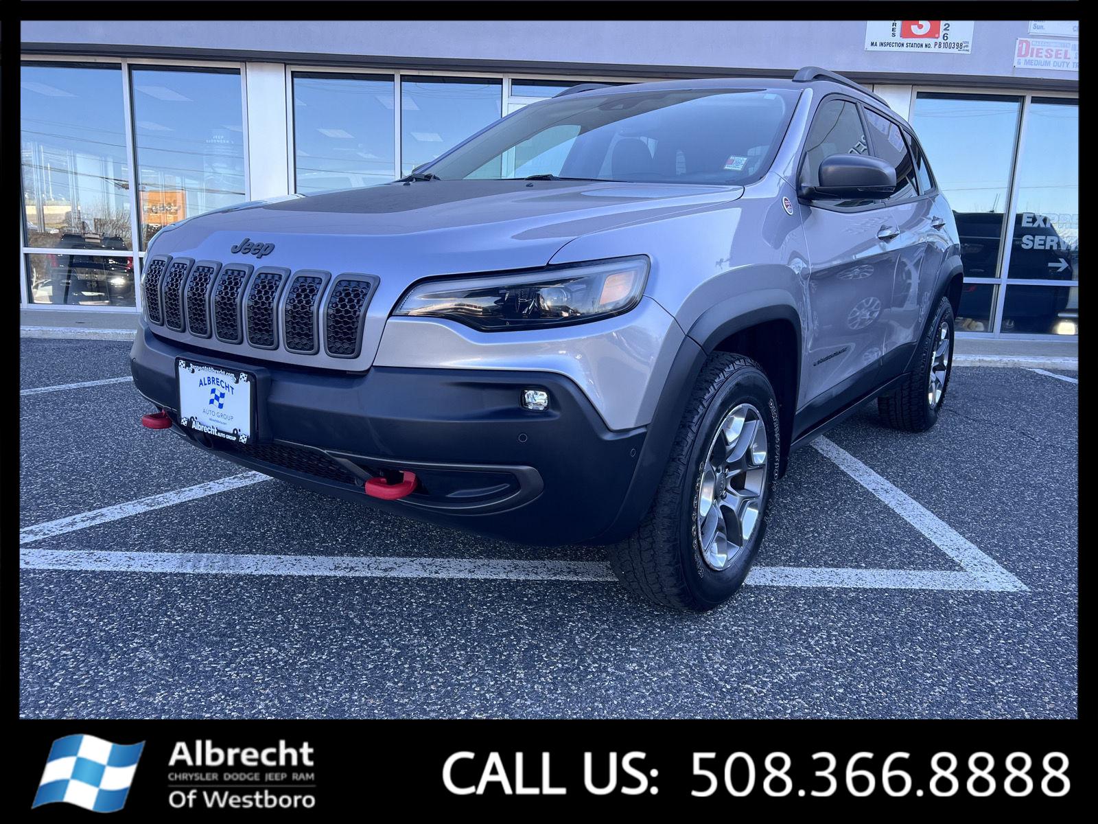 Billet Silver Metallic Clearcoat 2019 Jeep Cherokee Trailhawk Elite 4WD SUV / Crossover Four-Wheel Drive 9-Speed Automatic