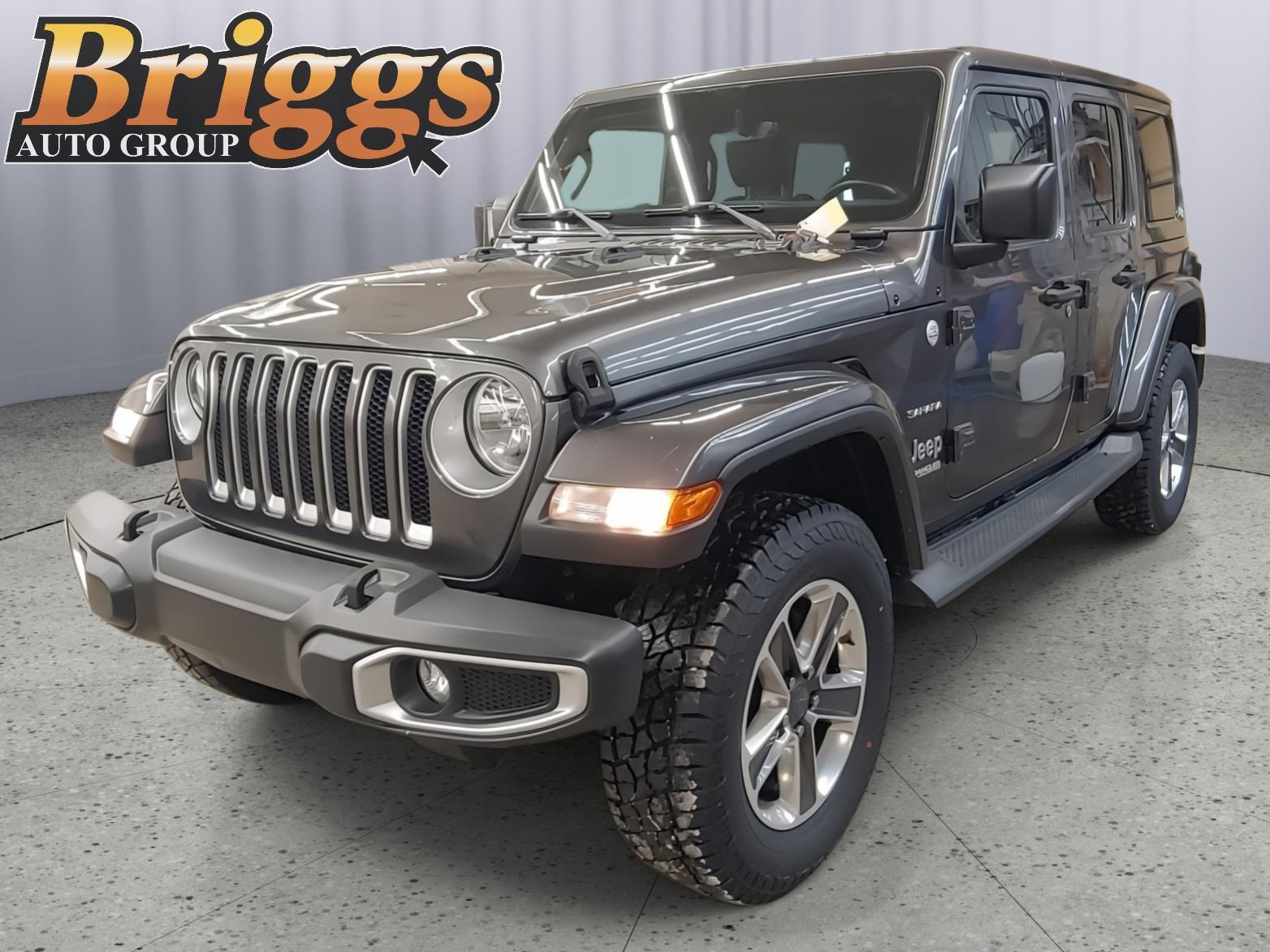 Gray (Granite Crystal Metallic Clearcoat) 2018 Jeep Wrangler Unlimited Sahara 4WD SUV / Crossover Four-Wheel Drive 8-Speed Automatic
