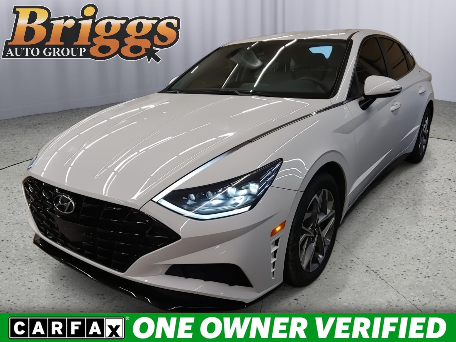 Serenity White 2023 Hyundai Sonata SEL FWD Sedan Front-Wheel Drive Automatic