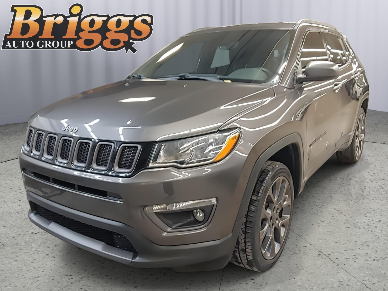 Gray (Granite Crystal Metallic Clearcoat) 2021 Jeep Compass 80th Anniversary Edition 4WD SUV / Crossover Four-Wheel Drive 9-Speed Automatic