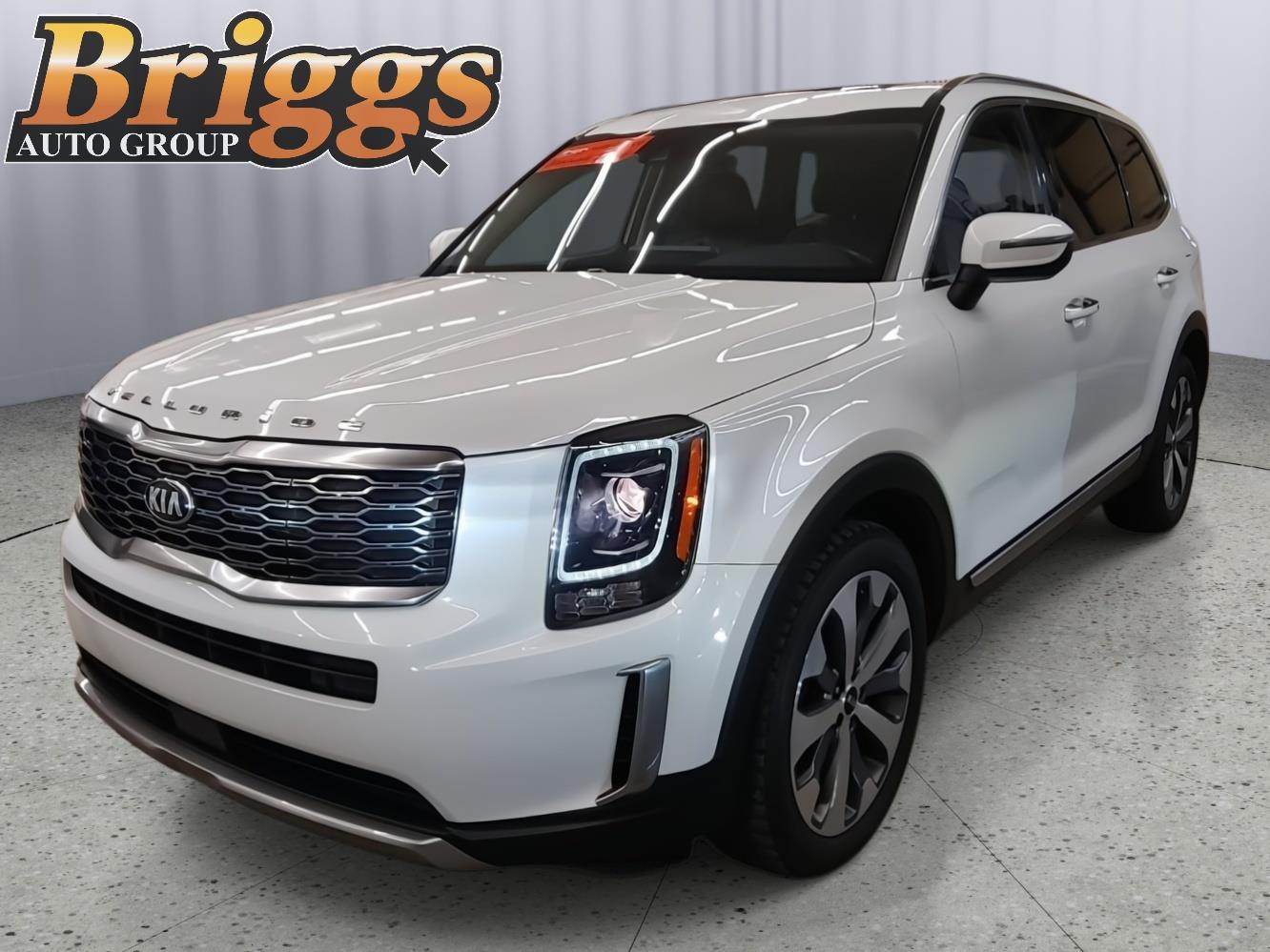 Snow White Pearl 2020 Kia Telluride S FWD SUV / Crossover Front-Wheel Drive Automatic