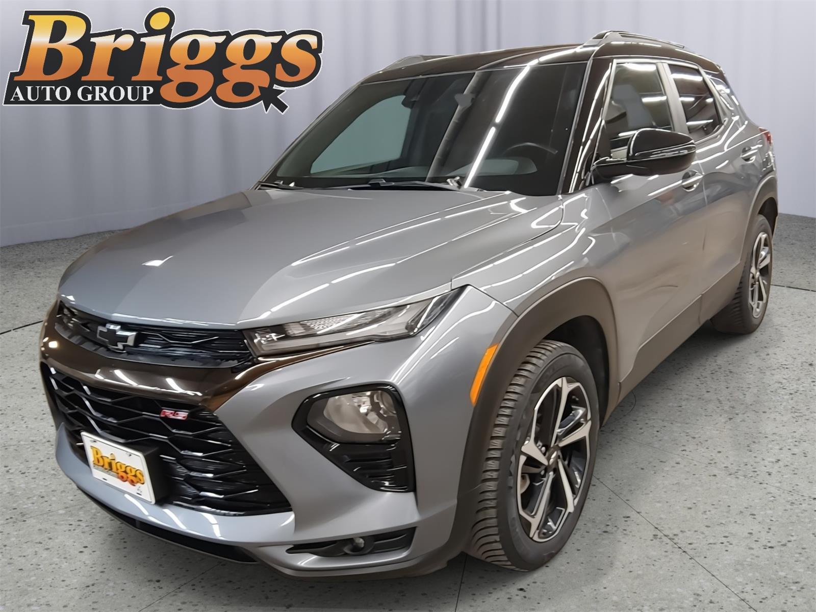 Gray (Satin Steel Metallic) 2021 Chevrolet Trailblazer RS FWD SUV / Crossover Front-Wheel Drive Continuously Variable Transmission