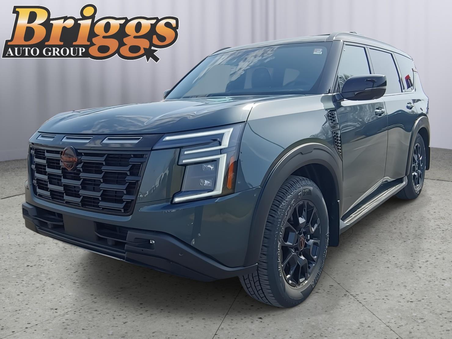 Alpine Metallic/Super Black 2026 Nissan Armada PRO-4X 4WD SUV / Crossover Four-Wheel Drive Automatic
