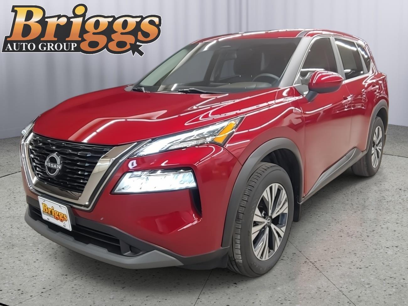 Red (Scarlet Ember Tintcoat) 2023 Nissan Rogue SV FWD SUV / Crossover Front-Wheel Drive Continuously Variable Transmission