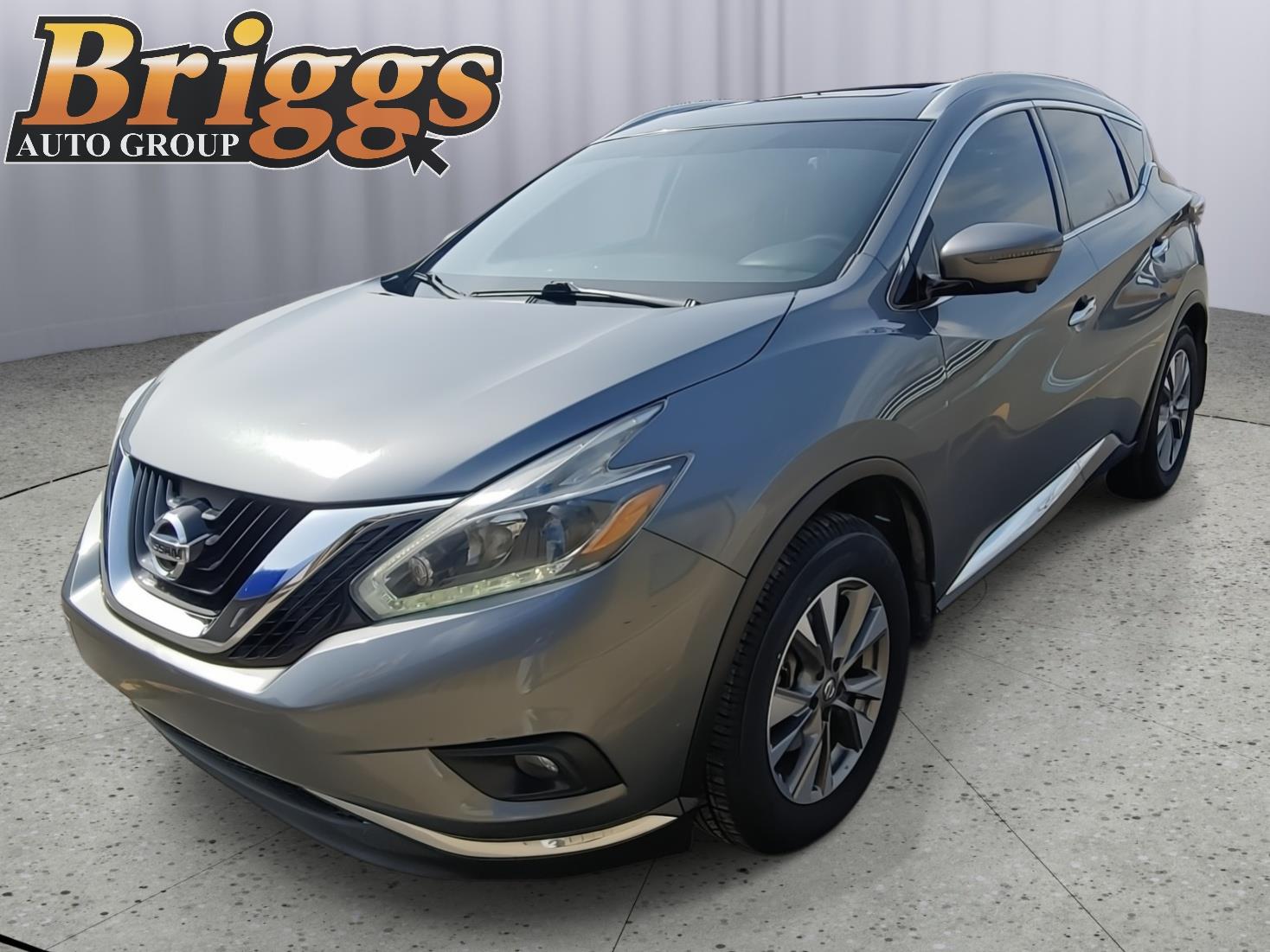 Gray (Gun Metallic) 2018 Nissan Murano SL AWD SUV / Crossover All-Wheel Drive Continuously Variable Transmission