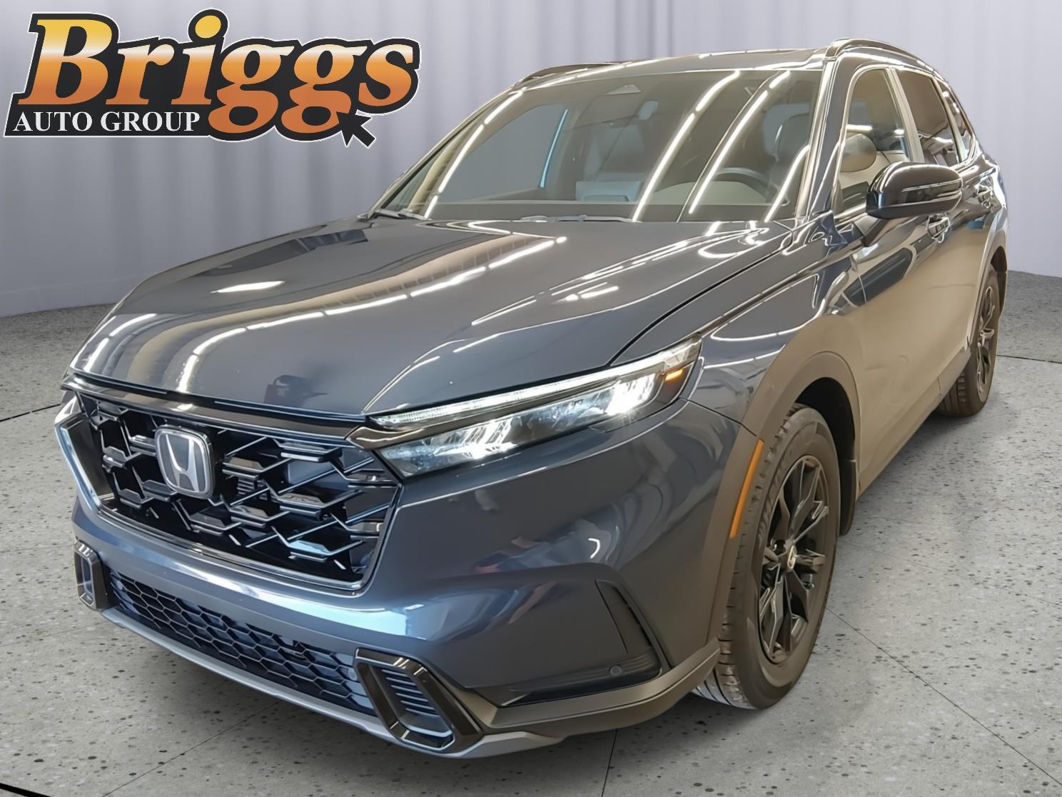 Canyon River Blue Metallic 2024 Honda CR-V Hybrid Sport-L FWD SUV / Crossover Front-Wheel Drive Continuously Variable Transmission