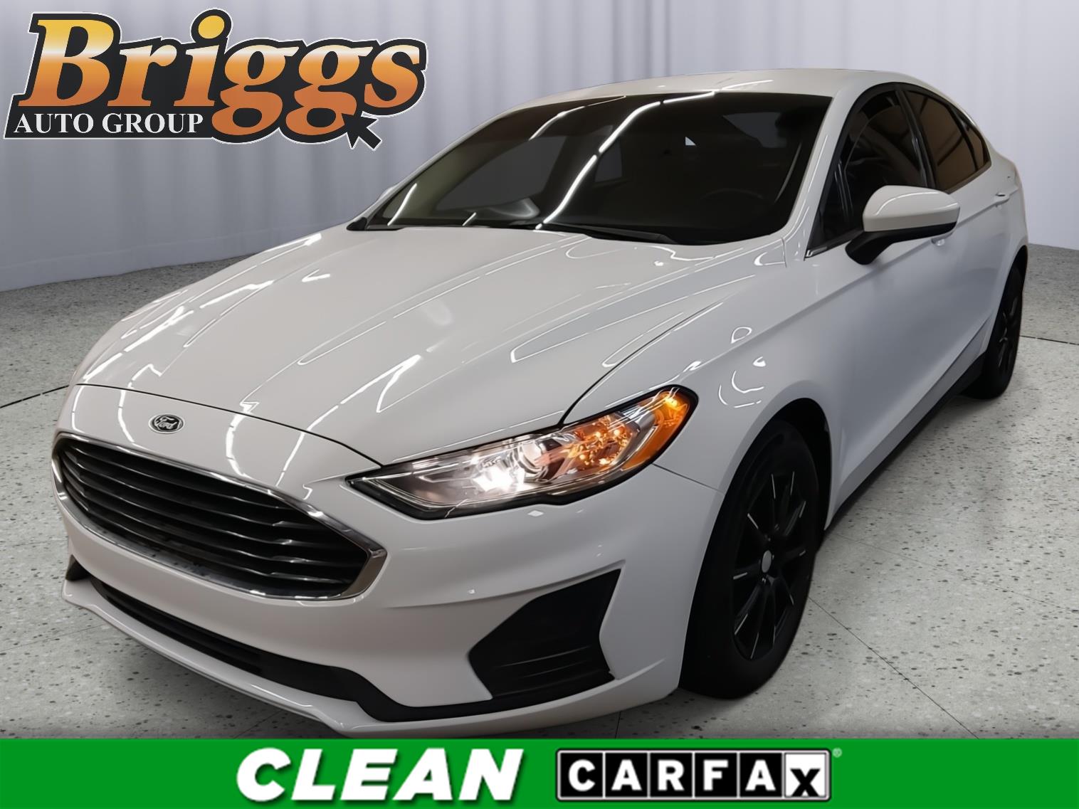Oxford White 2020 Ford Fusion S FWD Sedan Front-Wheel Drive 6-Speed Automatic