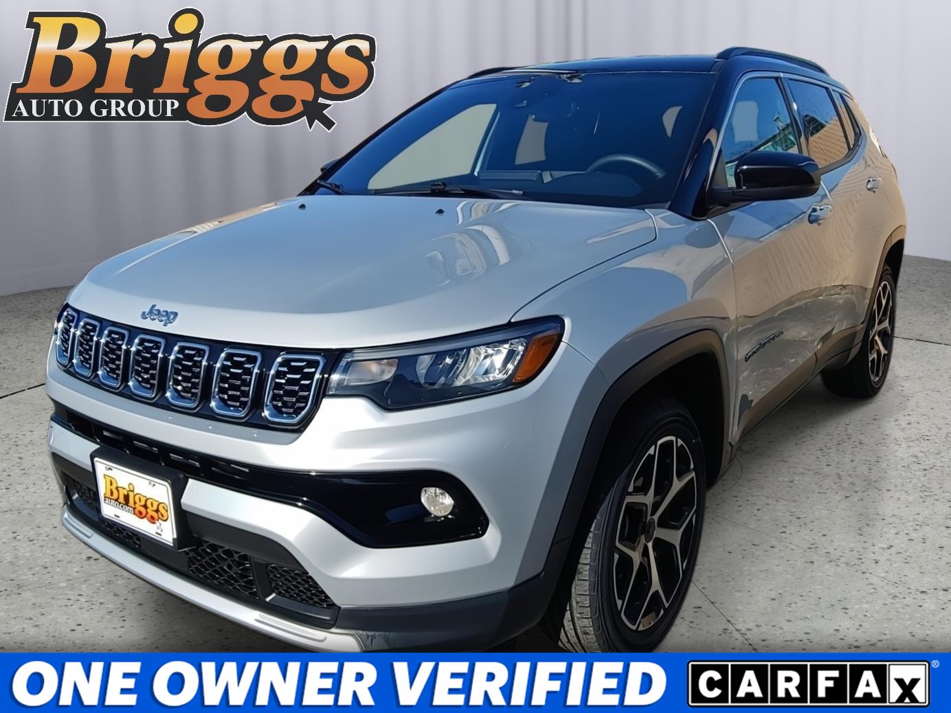 Silver Zynith Metallic Clearcoat 2025 Jeep Compass Limited 4WD SUV / Crossover Four-Wheel Drive 8-Speed Automatic