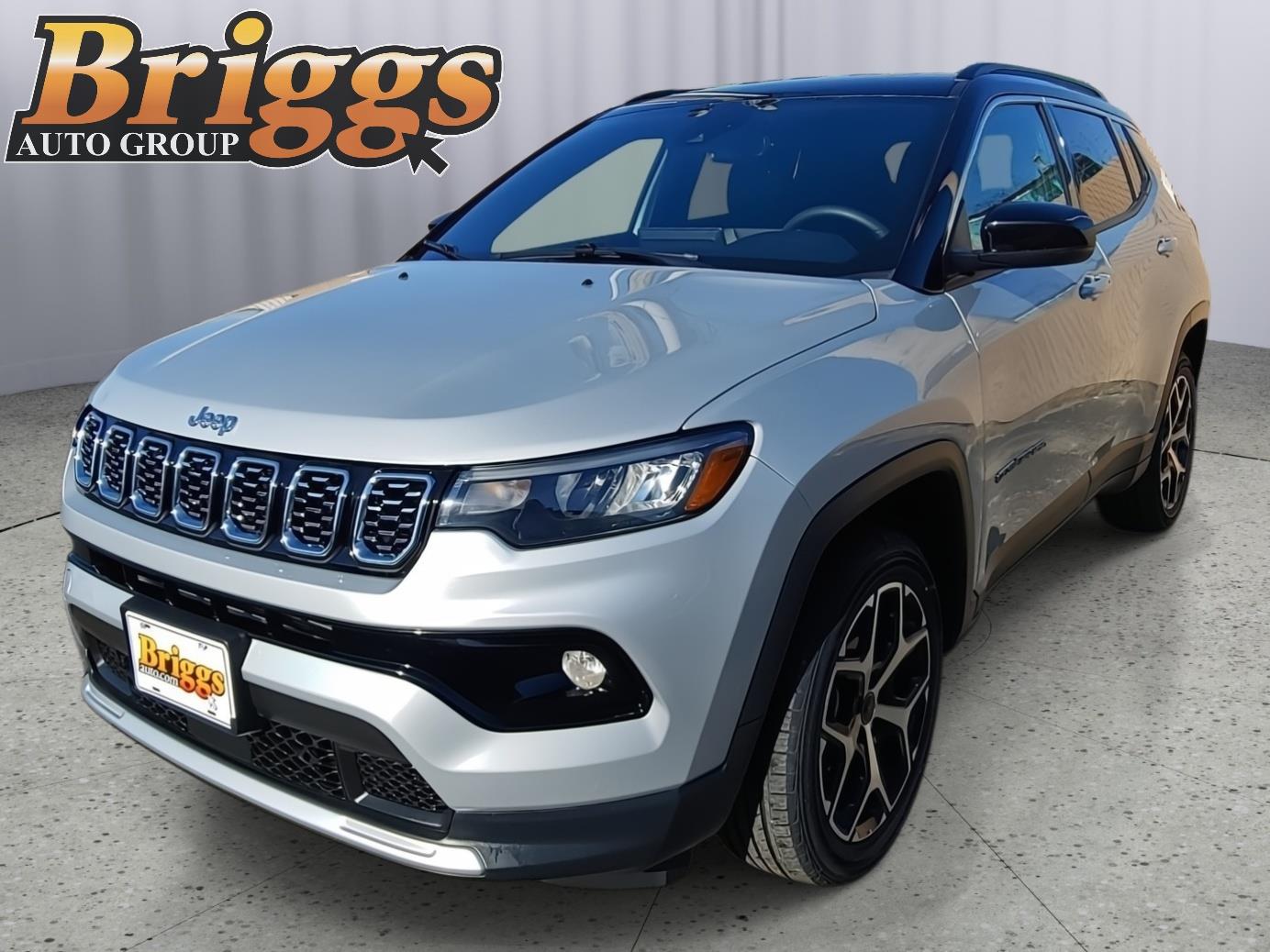 Silver Zynith Metallic Clearcoat 2025 Jeep Compass Limited 4WD SUV / Crossover Four-Wheel Drive 8-Speed Automatic