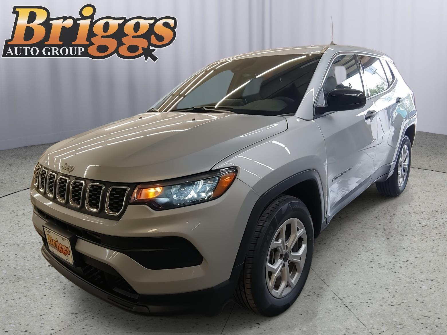 Silver Zynith Metallic Clearcoat 2025 Jeep Compass Sport 4WD SUV / Crossover Four-Wheel Drive 8-Speed Automatic