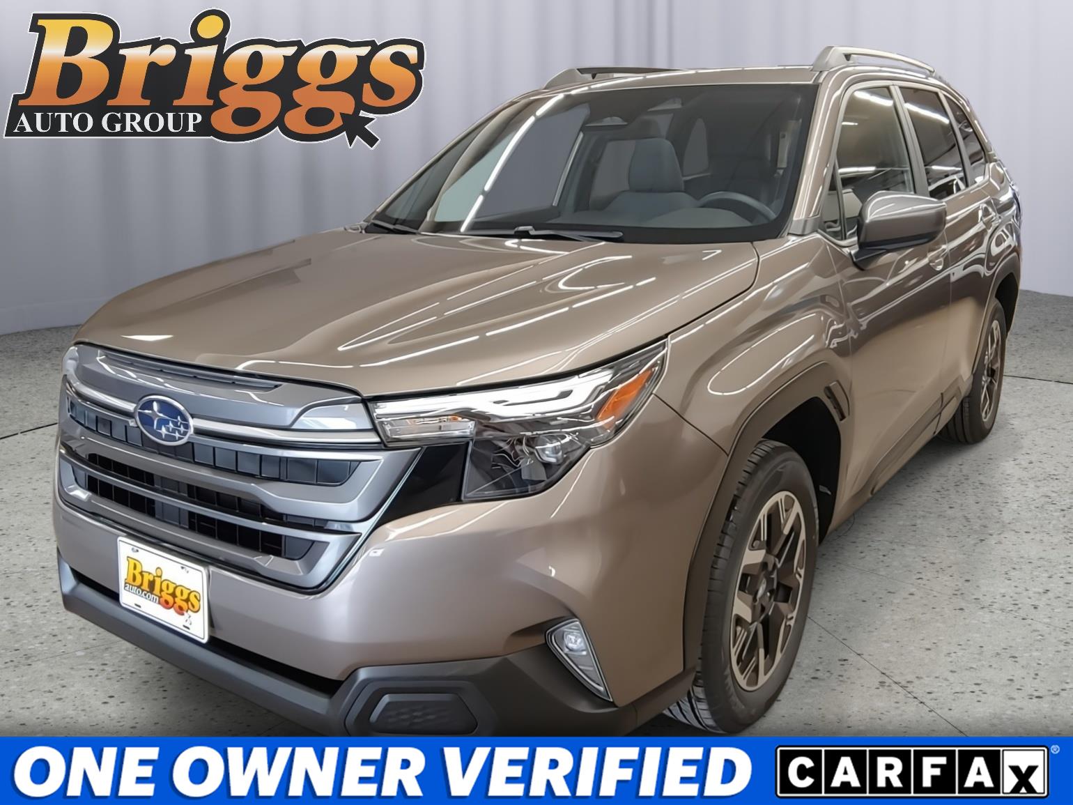 Brilliant Bronze Metallic 2025 Subaru Forester Premium Crossover AWD SUV / Crossover All-Wheel Drive Continuously Variable Transmission