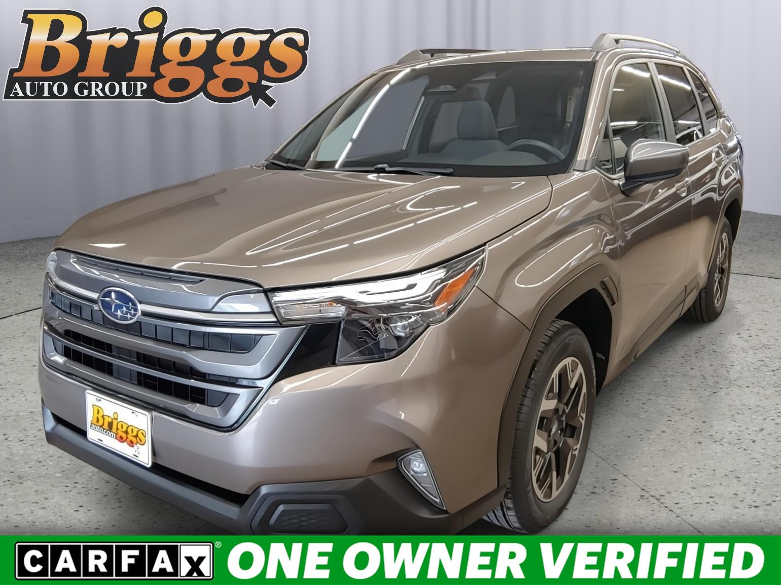 Brilliant Bronze Metallic 2025 Subaru Forester Premium Crossover AWD SUV / Crossover All-Wheel Drive Continuously Variable Transmission