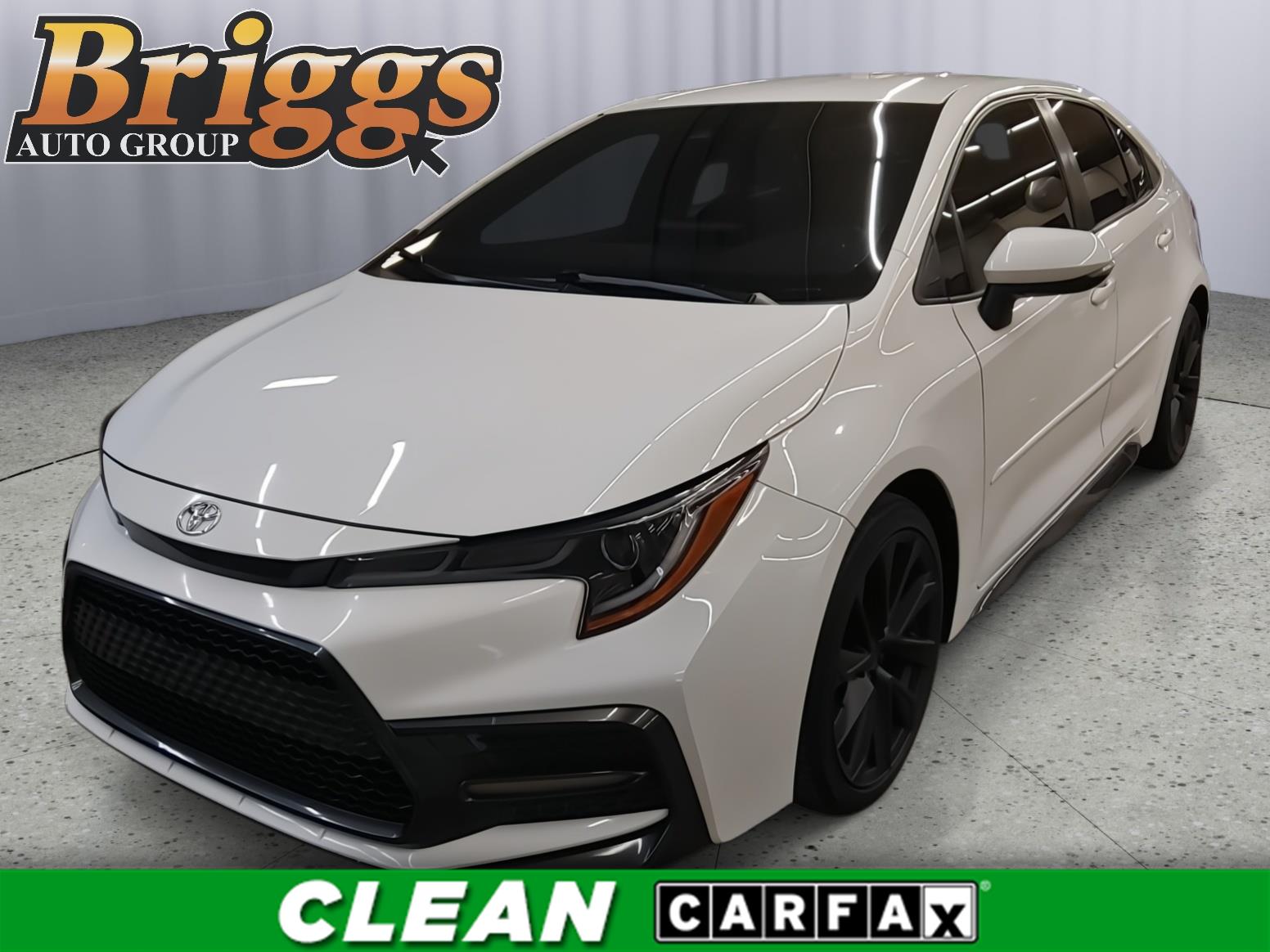 Super White 2021 Toyota Corolla SE FWD Sedan Front-Wheel Drive Continuously Variable Transmission