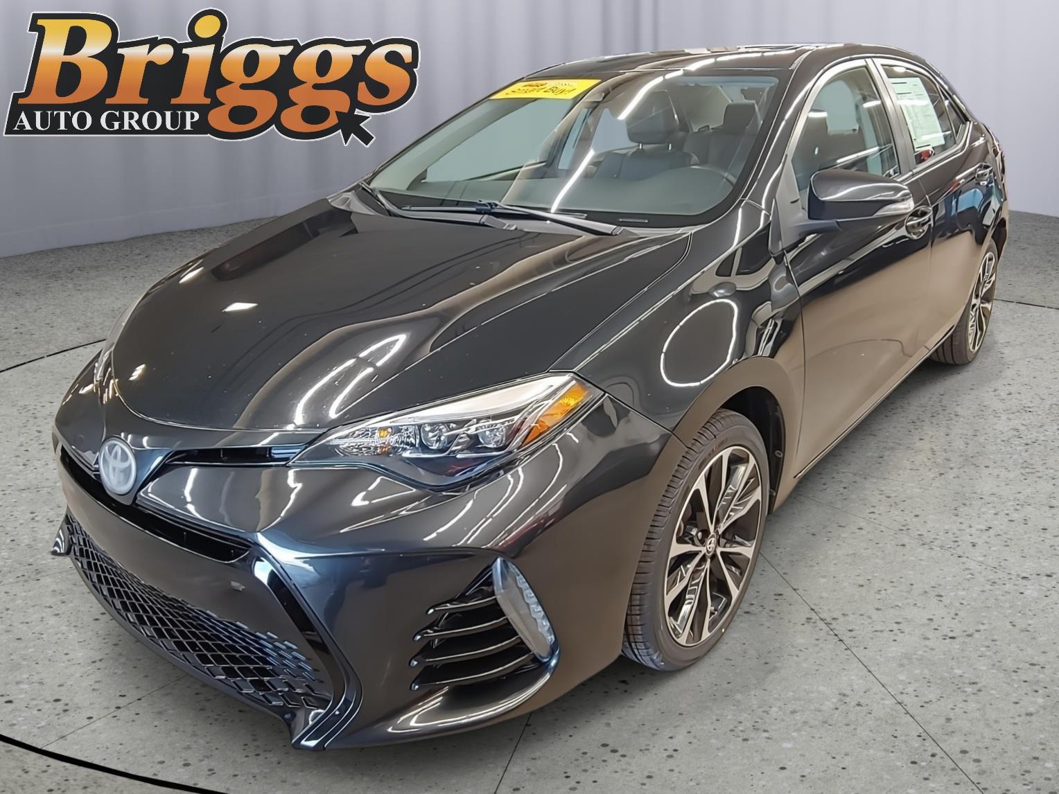 Black Sand Pearl 2018 Toyota Corolla SE Sedan Front-Wheel Drive Manual
