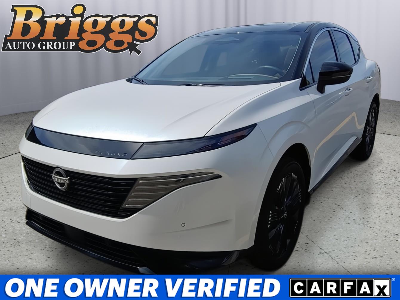 Everest White Pearl Tricoat/Super Black 2025 Nissan Murano Platinum AWD SUV / Crossover All-Wheel Drive Automatic