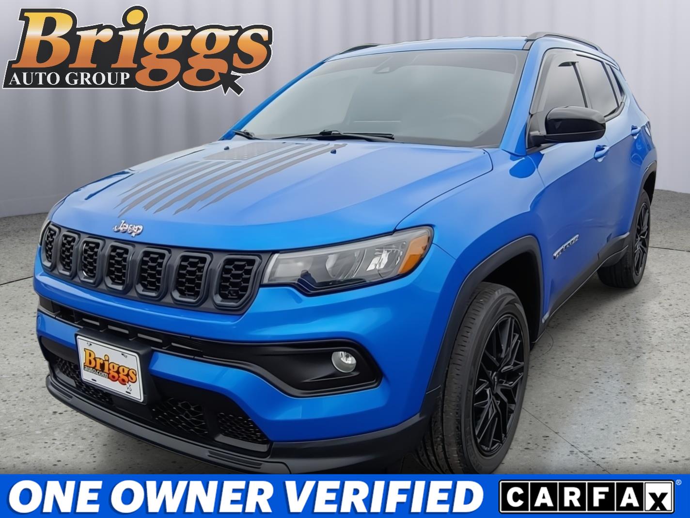 Hydro Blue Pearlcoat 2024 Jeep Compass SUV / Crossover Four-Wheel Drive 8-Speed Automatic