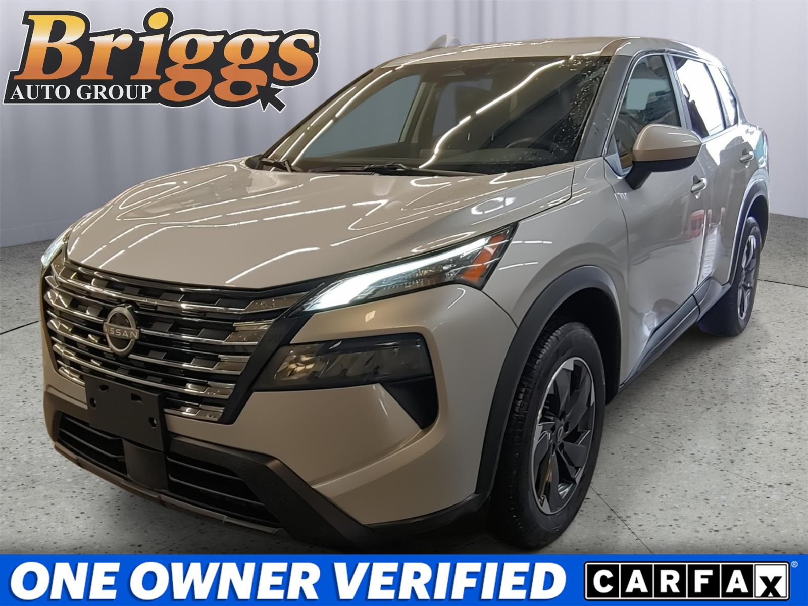 Brilliant Silver Metallic 2025 Nissan Rogue SV AWD SUV / Crossover All-Wheel Drive Continuously Variable Transmission