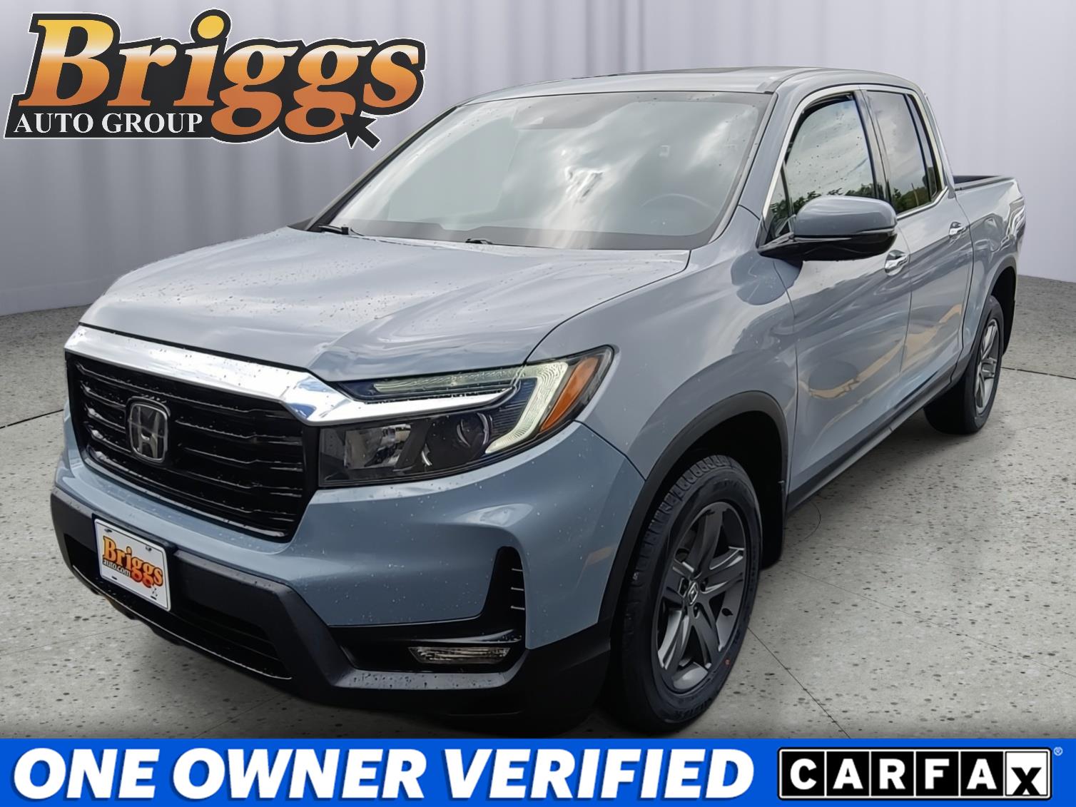 Sonic Gray Pearl 2022 Honda Ridgeline Pickup Truck All-Wheel Drive Automatic