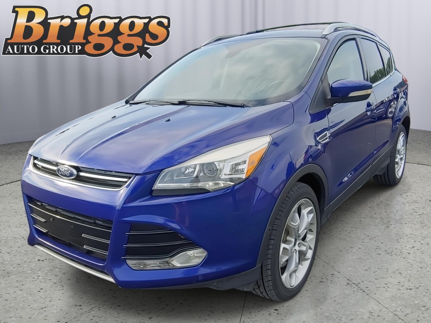 Deep Impact Blue 2014 Ford Escape Titanium AWD SUV / Crossover All-Wheel Drive 6-Speed Automatic