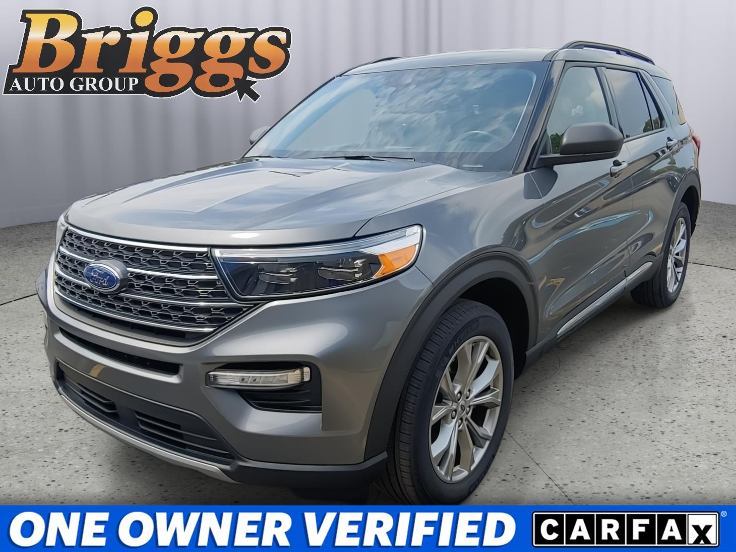 Carbonized Gray Metallic 2023 Ford Explorer SUV / Crossover All-Wheel Drive Automatic