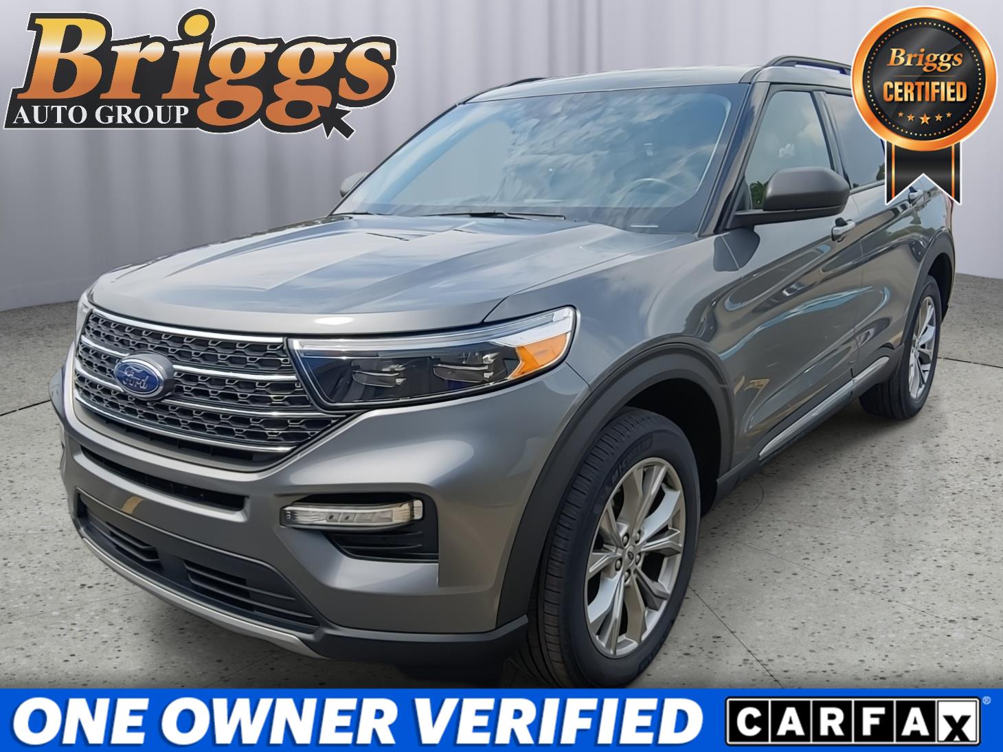 Carbonized Gray Metallic 2023 Ford Explorer SUV / Crossover All-Wheel Drive Automatic