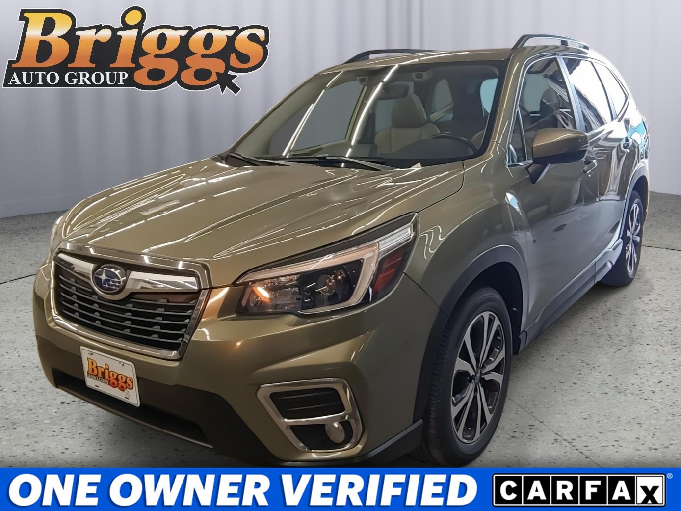 Jasper Green Metallic 2021 Subaru Forester SUV / Crossover All-Wheel Drive Continuously Variable Transmission
