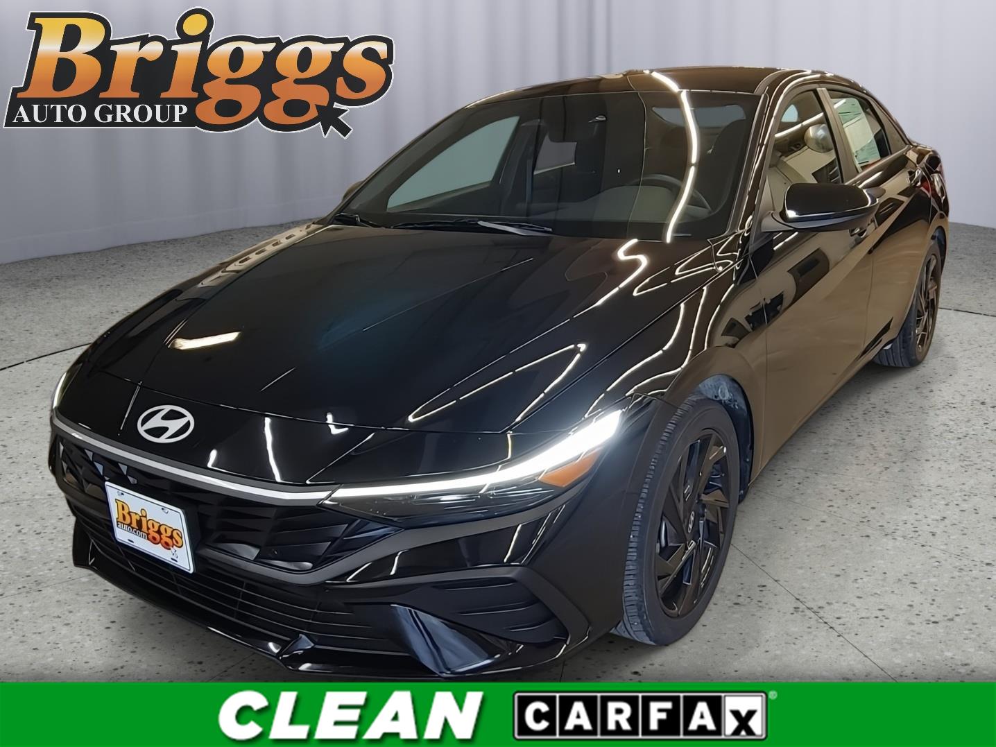 Abyss Black 2026 Hyundai Elantra Sedan Front-Wheel Drive Continuously Variable Transmission