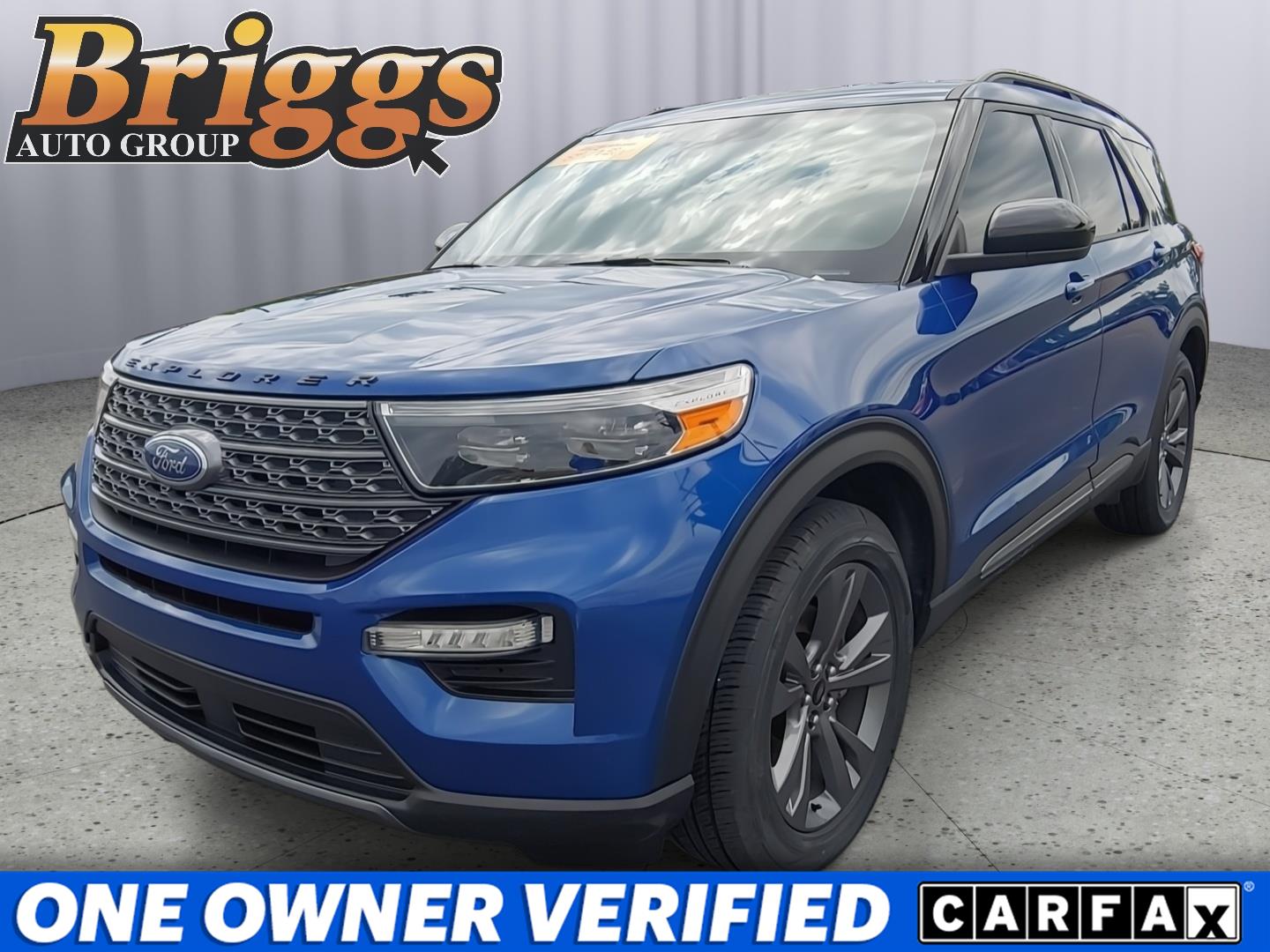Atlas Blue Metallic 2022 Ford Explorer SUV / Crossover Rear-Wheel Drive Automatic