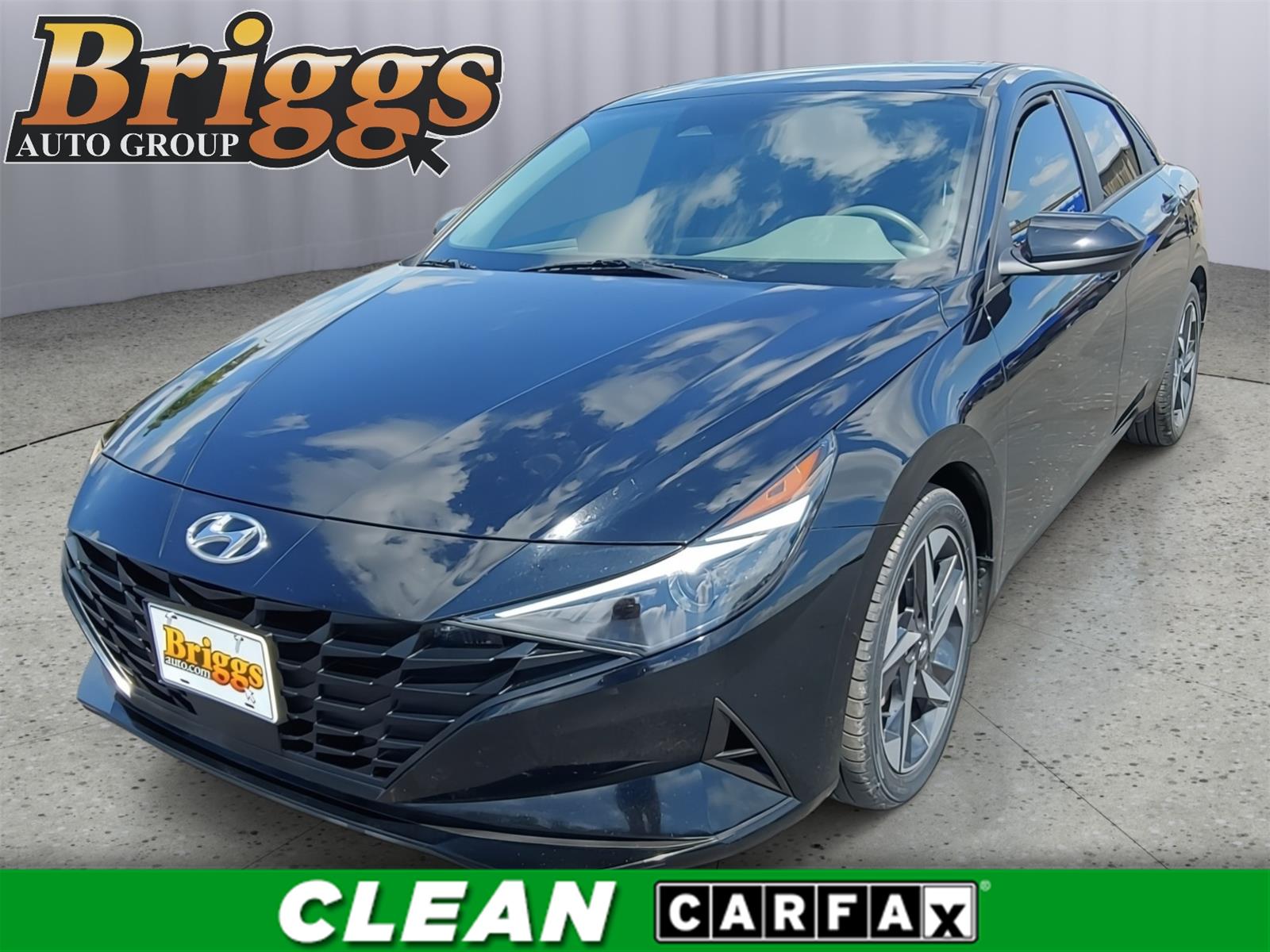 Onyx Black 2023 Hyundai Elantra Sedan Front-Wheel Drive Continuously Variable Transmission