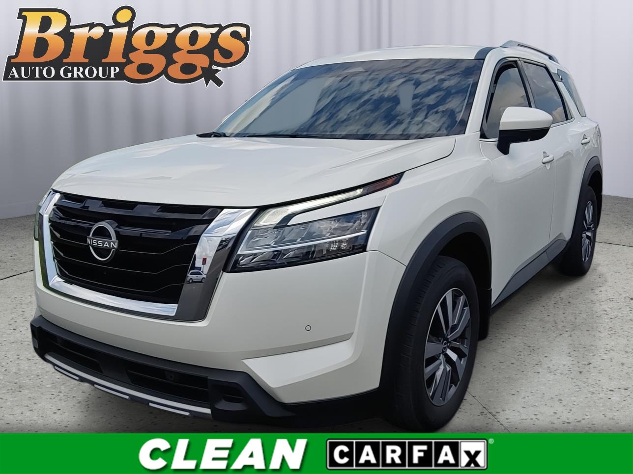 Pearl White Tricoat 2023 Nissan Pathfinder SUV / Crossover All-Wheel Drive Automatic
