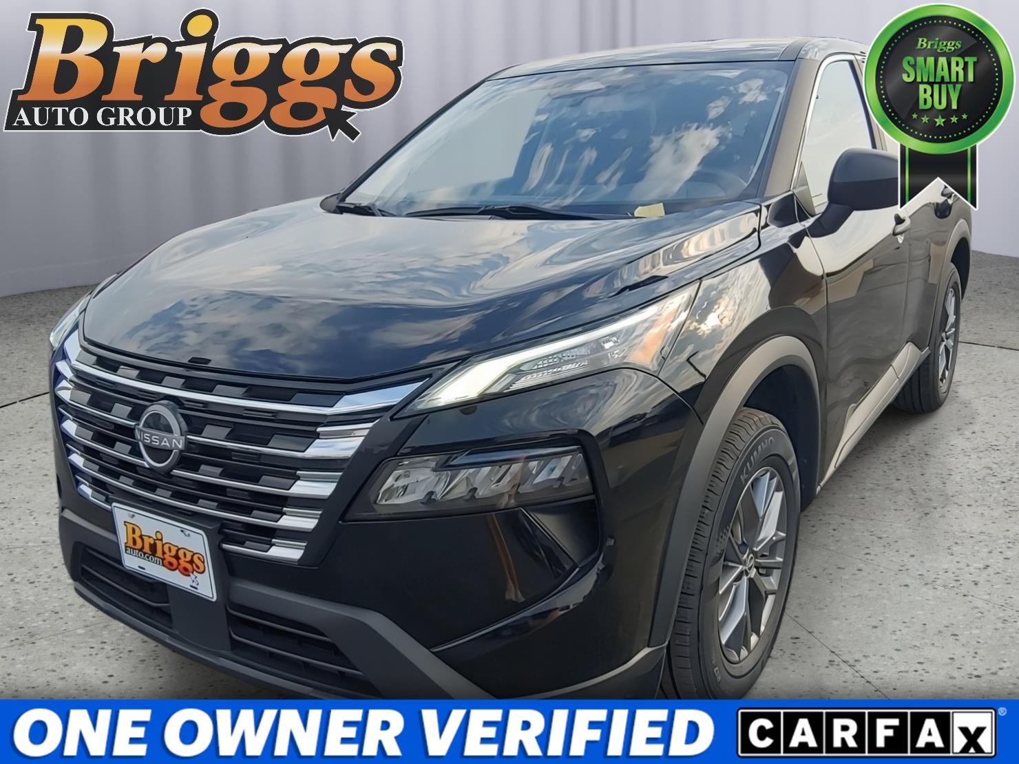 Super Black 2024 Nissan Rogue SUV / Crossover All-Wheel Drive Continuously Variable Transmission