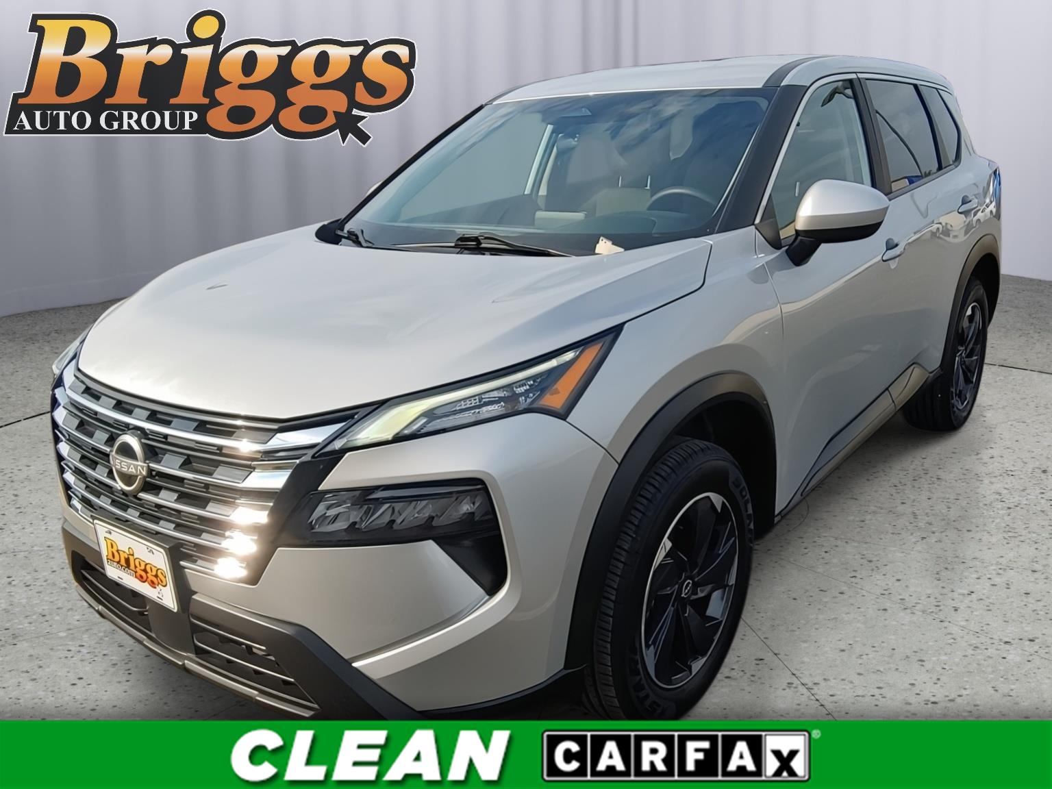Brilliant Silver Metallic 2024 Nissan Rogue SUV / Crossover All-Wheel Drive Continuously Variable Transmission