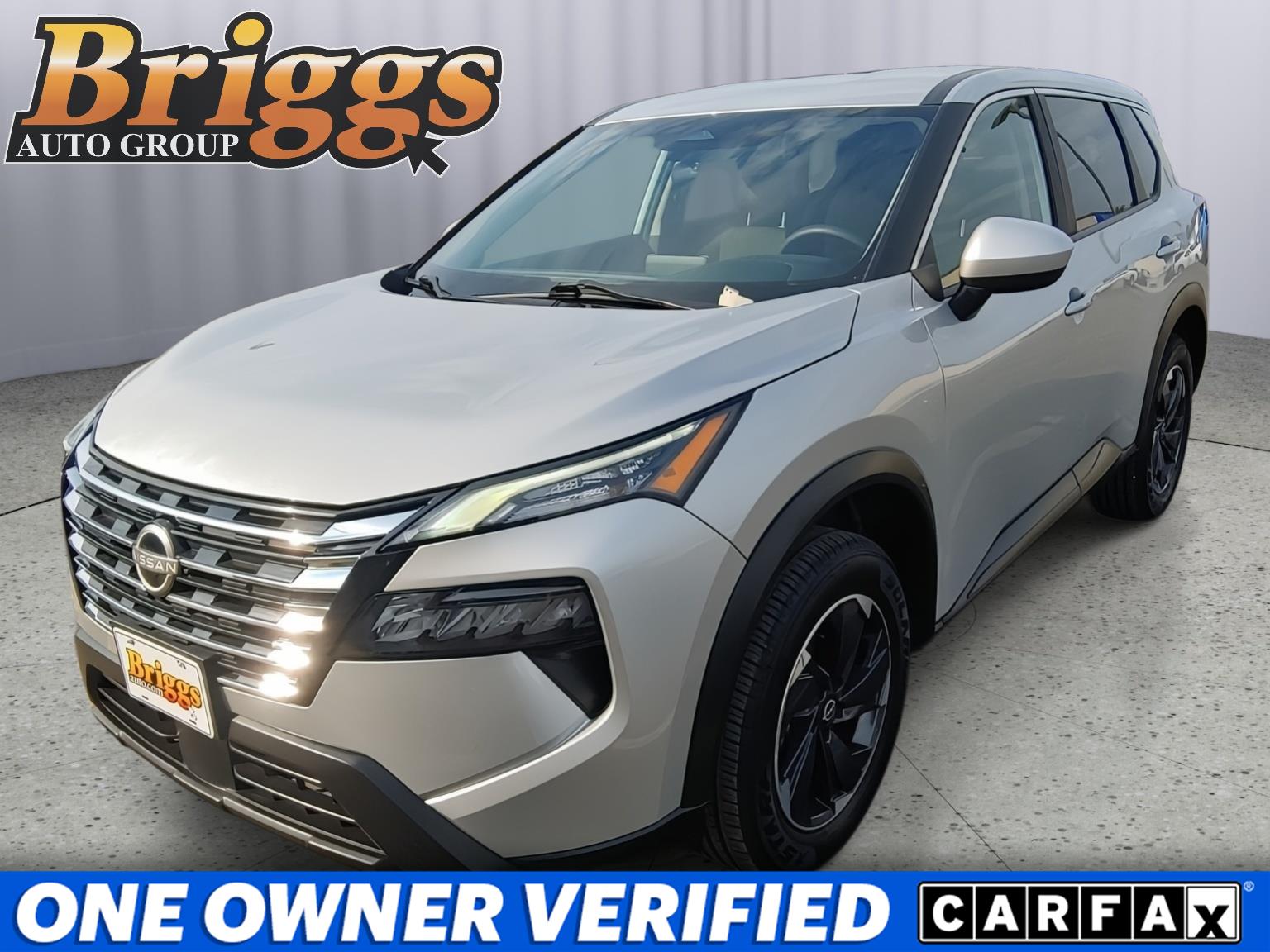 Brilliant Silver Metallic 2024 Nissan Rogue SUV / Crossover All-Wheel Drive Continuously Variable Transmission