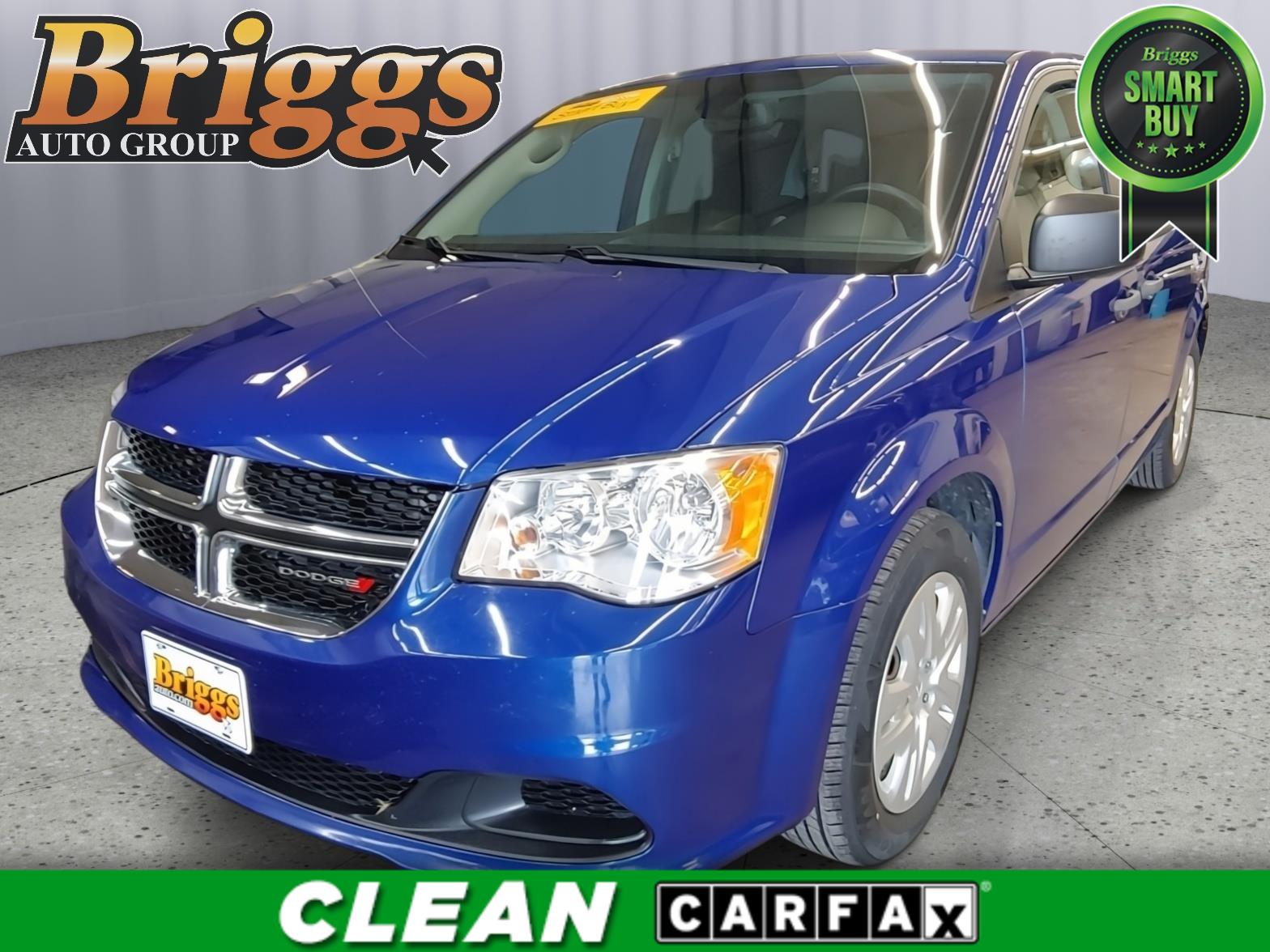 Indigo Blue Clearcoat 2019 Dodge Grand Caravan Minivan Front-Wheel Drive 6-Speed Automatic