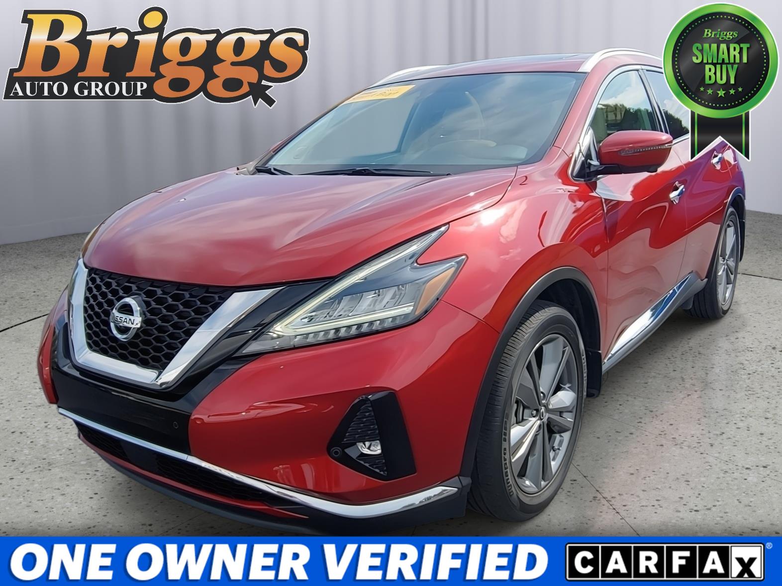 Cayenne Red Pearl Metallic 2019 Nissan Murano SUV / Crossover All-Wheel Drive Continuously Variable Transmission