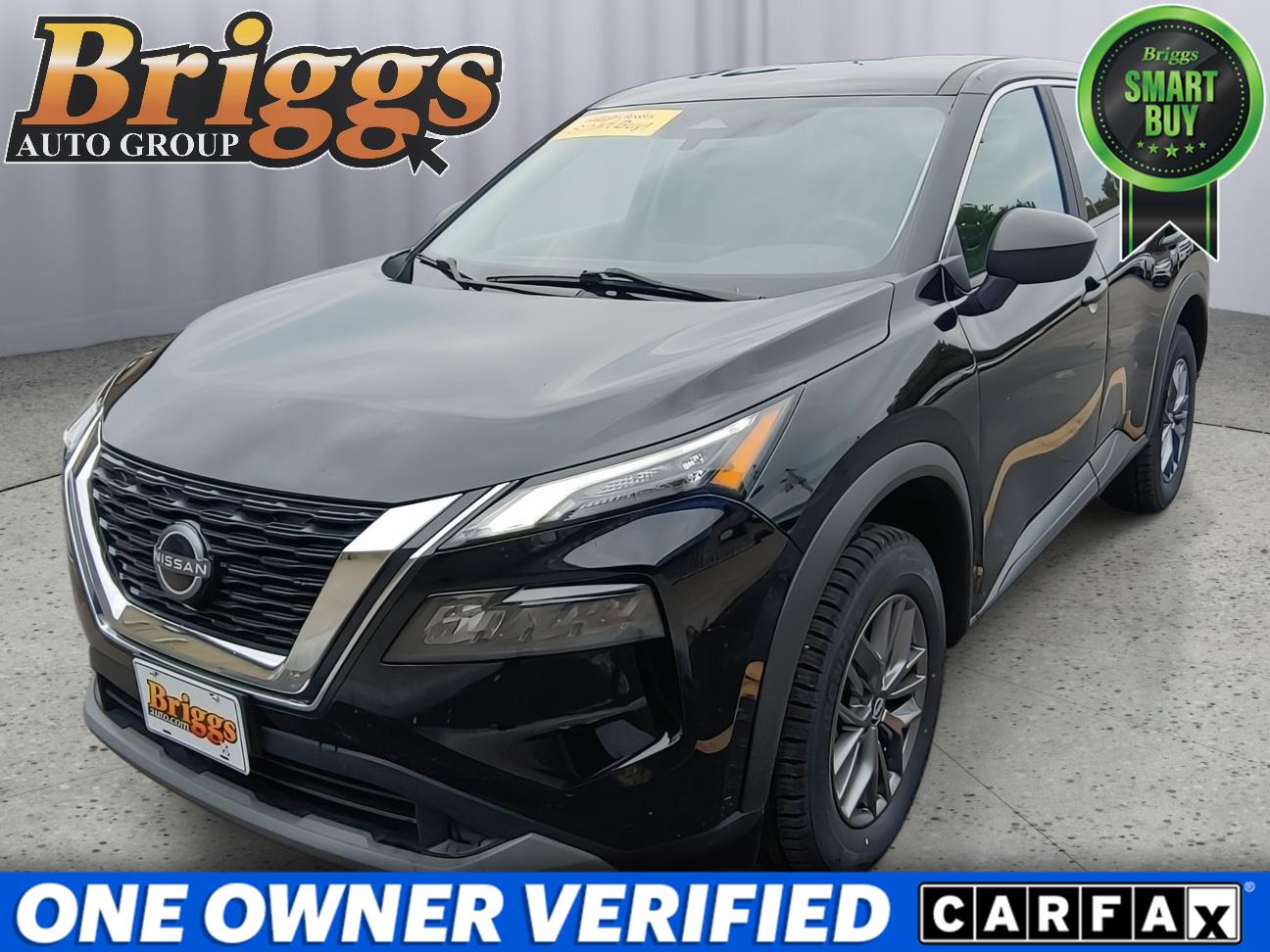 Super Black 2023 Nissan Rogue SUV / Crossover All-Wheel Drive Continuously Variable Transmission