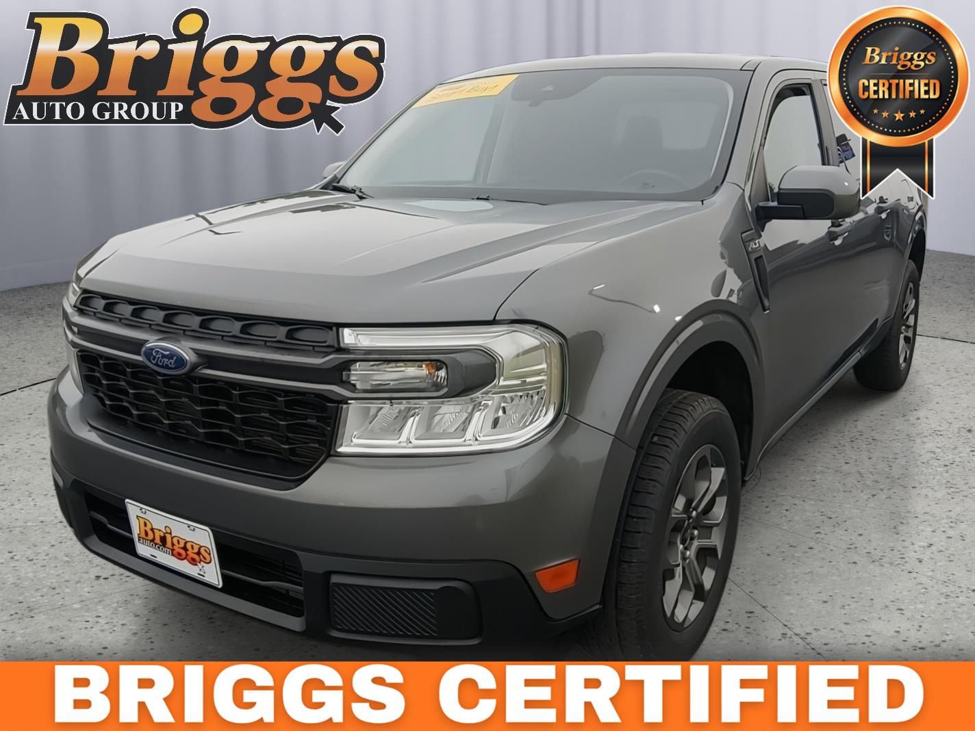 Carbonized Gray Metallic 2023 Ford Maverick Pickup Truck All-Wheel Drive 8-Speed Automatic